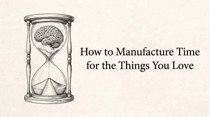 how to make time for things you love mindset by choice